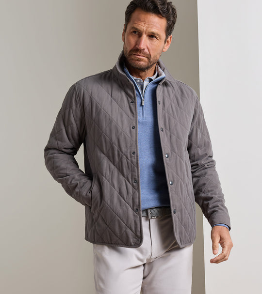 Chatham Cotton Cashmere Shirt Jacket In Cityscape