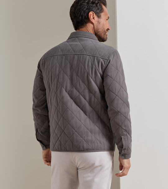 Chatham Cotton Cashmere Shirt Jacket In Cityscape