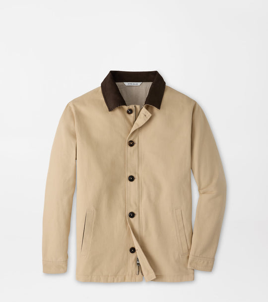 Chatham Cotton Cashmere Coat In Sand
