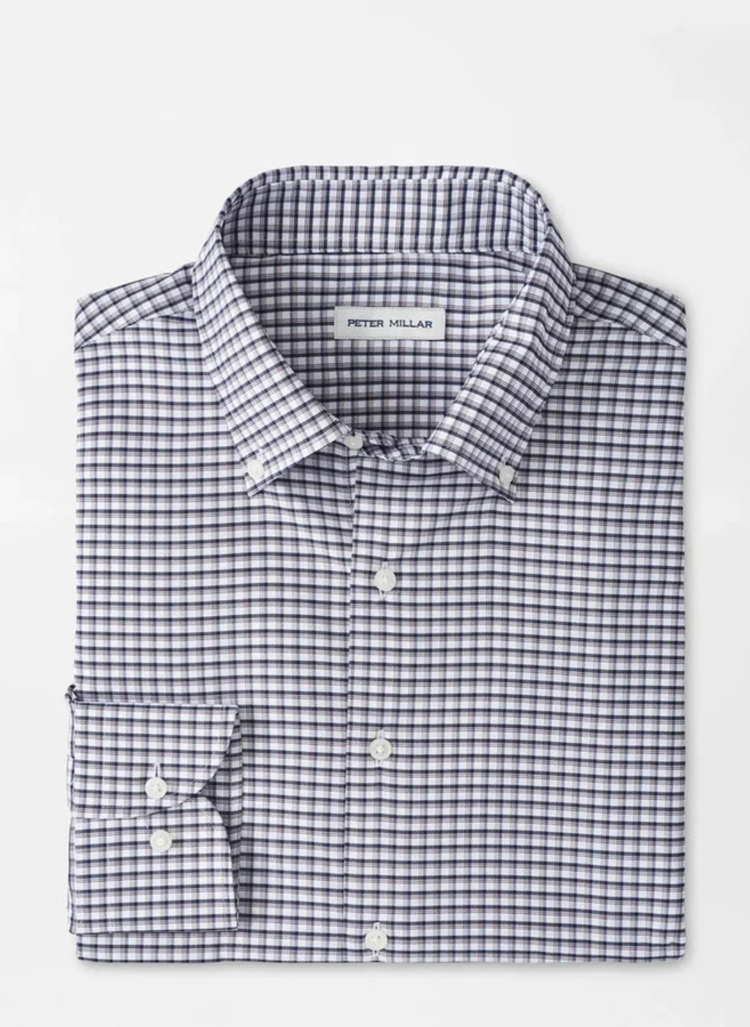 Cashiers Performance Twill Sport Shirt in Navy