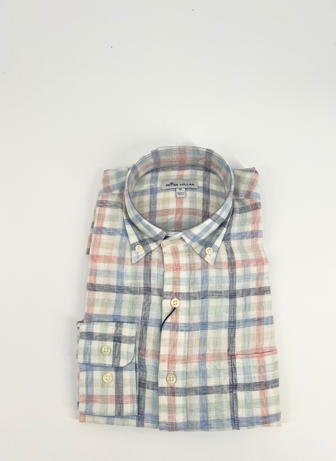 Silver Sands Linen Sport Shirt in Multi