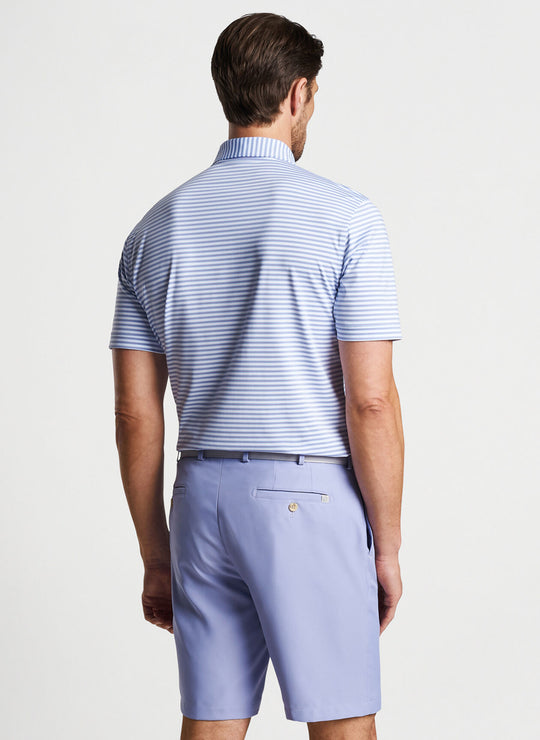 Peter Millar Empire Performance Jersey Polo In Lavender Fog