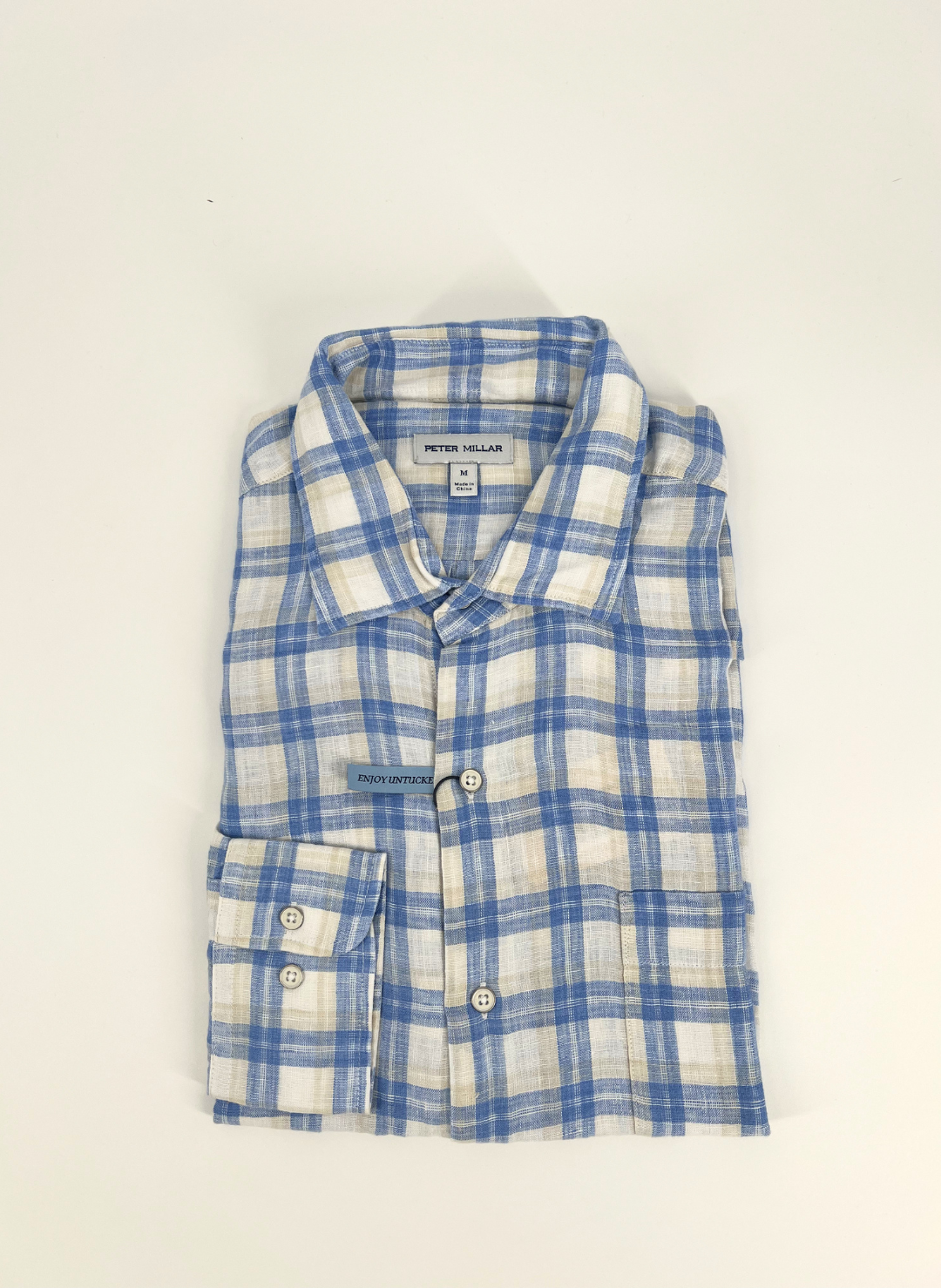 Cotton Sport Shirt in Cottage Blue