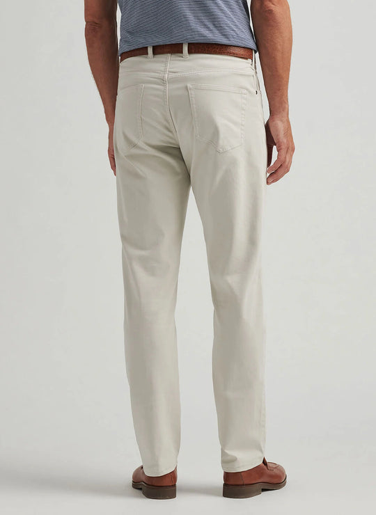 Peter Millar Signature Sateen Five-Pocket Pant In Stone