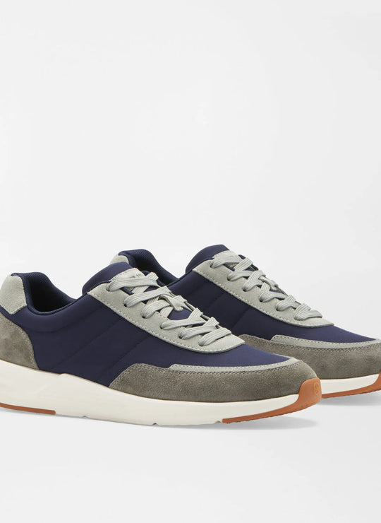 Peter Millar Journeyman Sneaker In Navy