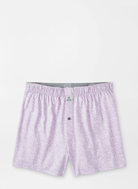 Peter Millar Getaway Performance Boxer Short In White