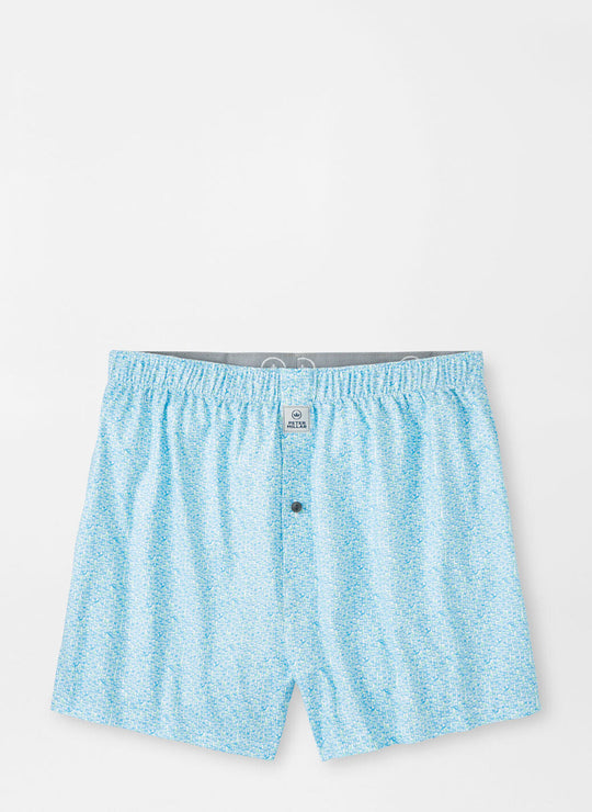 Peter Millar Mezcal Performance Boxer Short In White