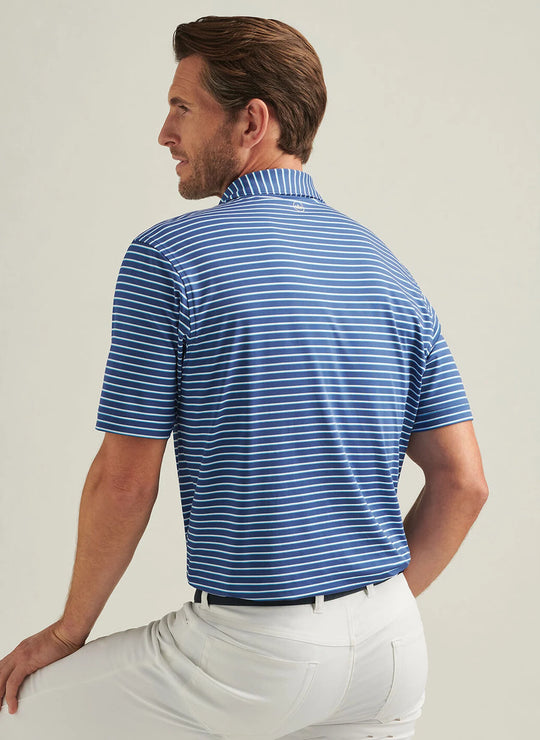 Peter Millar Dunnes Performance Jersey Polo In Navy