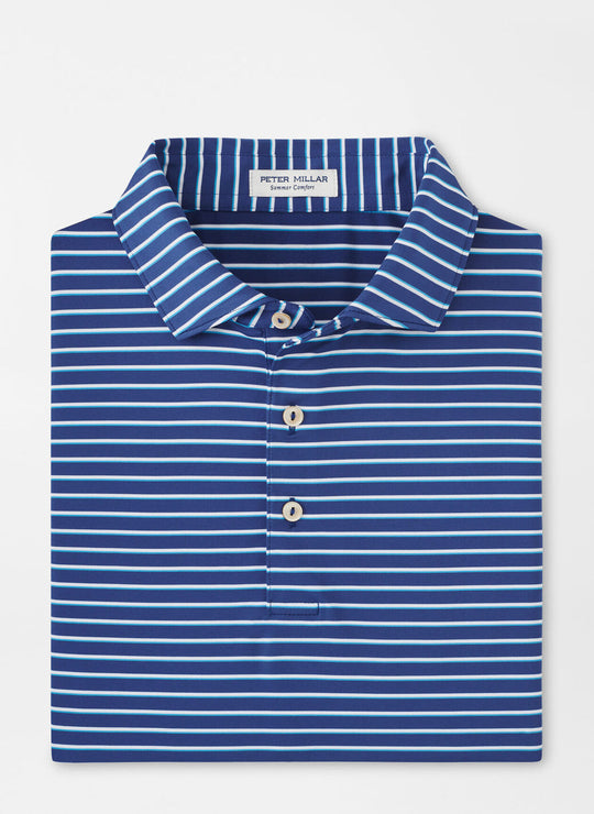 Peter Millar Dunnes Performance Jersey Polo In Navy