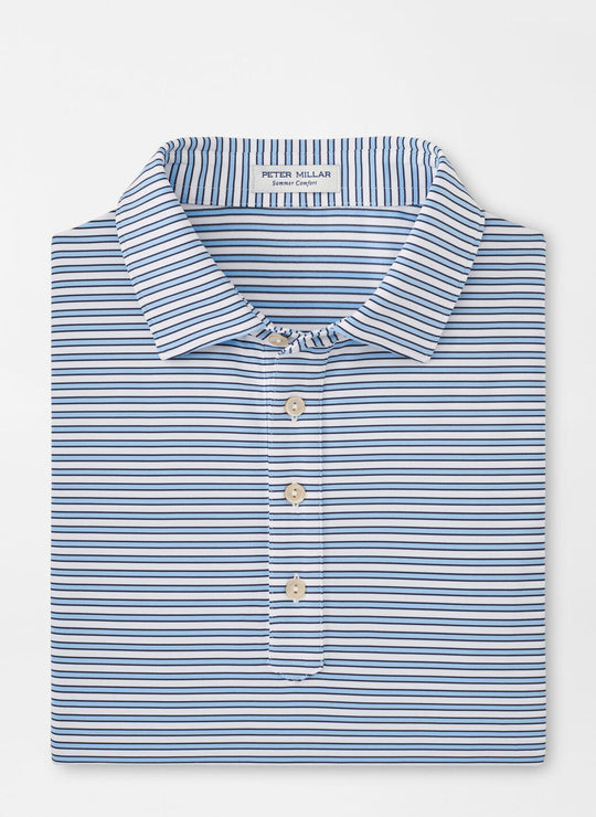 Peter Millar Lane Performance Jersey Polo In White