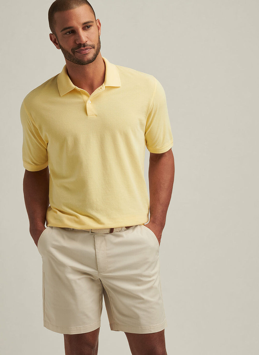 Peter Millar Sunrise Piqué Polo In Daylight