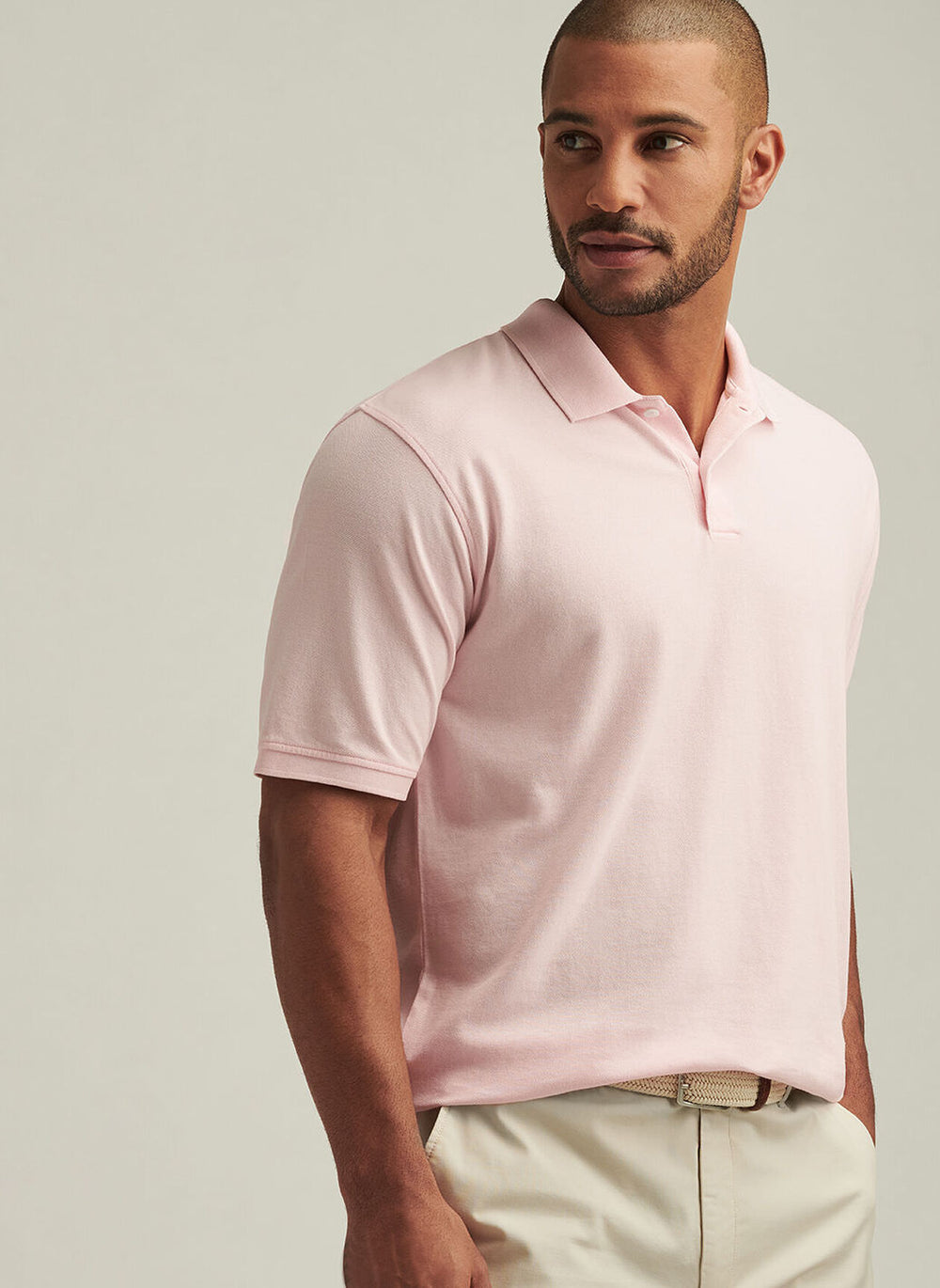 Peter Millar Sunrise Piqué Polo In Pink Moon