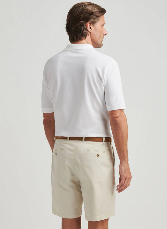 Peter Millar Sunrise Piqué Polo In White