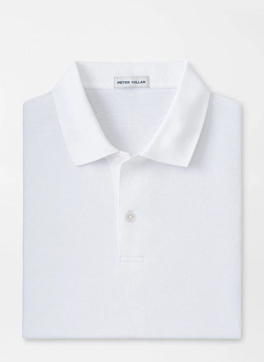 Peter Millar Sunrise Piqué Polo In White
