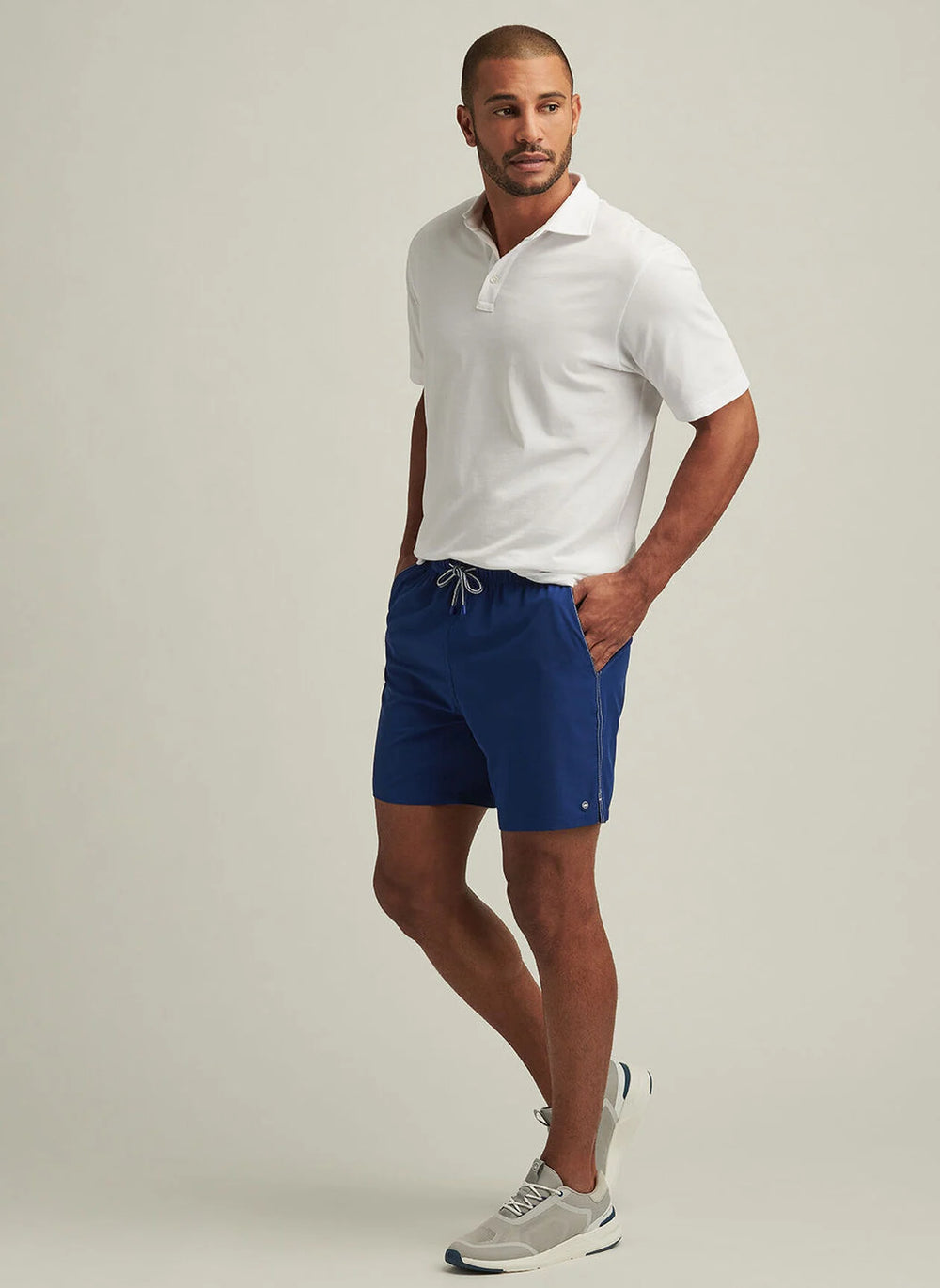 Peter Millar Crown Swim Trunk In Atlantic Blue