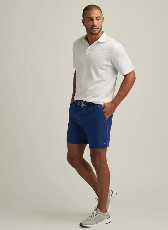 Peter Millar Crown Swim Trunk In Atlantic Blue