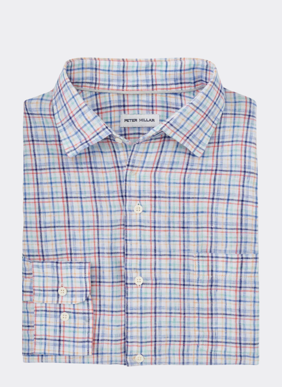 Clambake Linen Sport Shirt in Multi