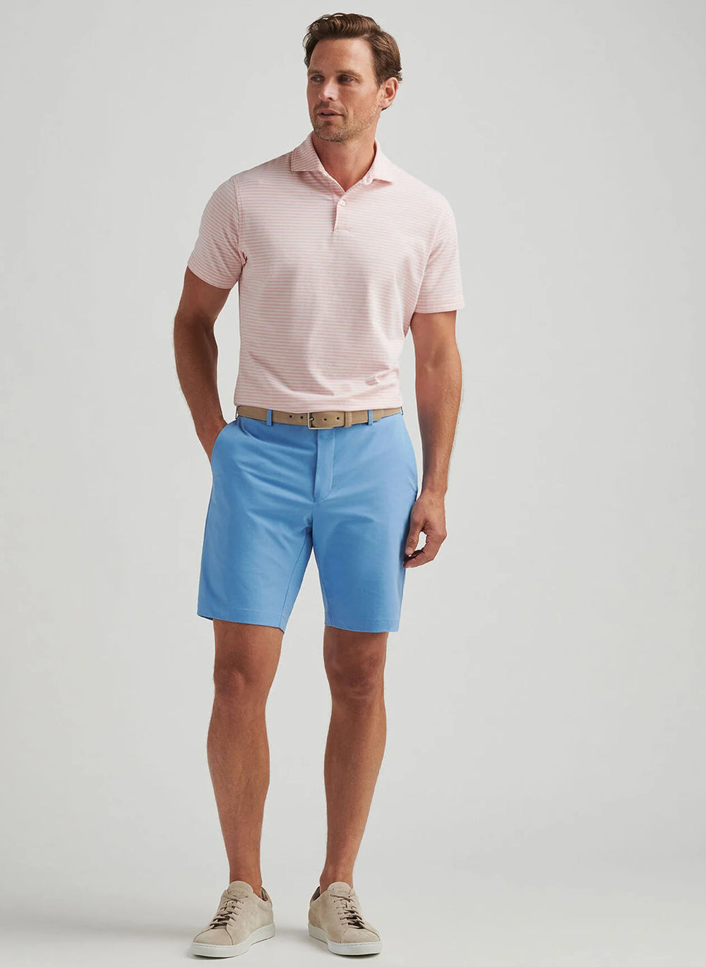 Peter Millar Surge Performance Short In Fountain Blue