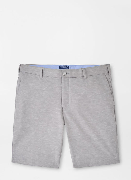 Peter Millar Surge Linen Blend Performance Short In Oslo Grey