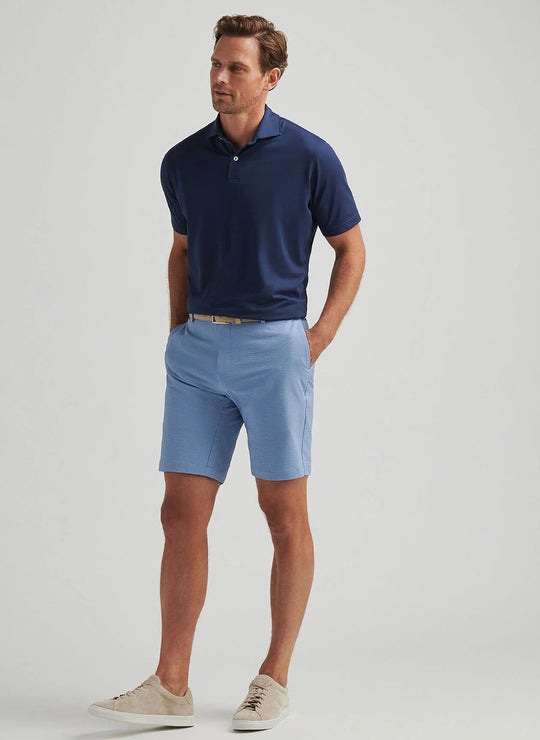 Peter Millar Matlock Seersucker Performance Short In Angelite