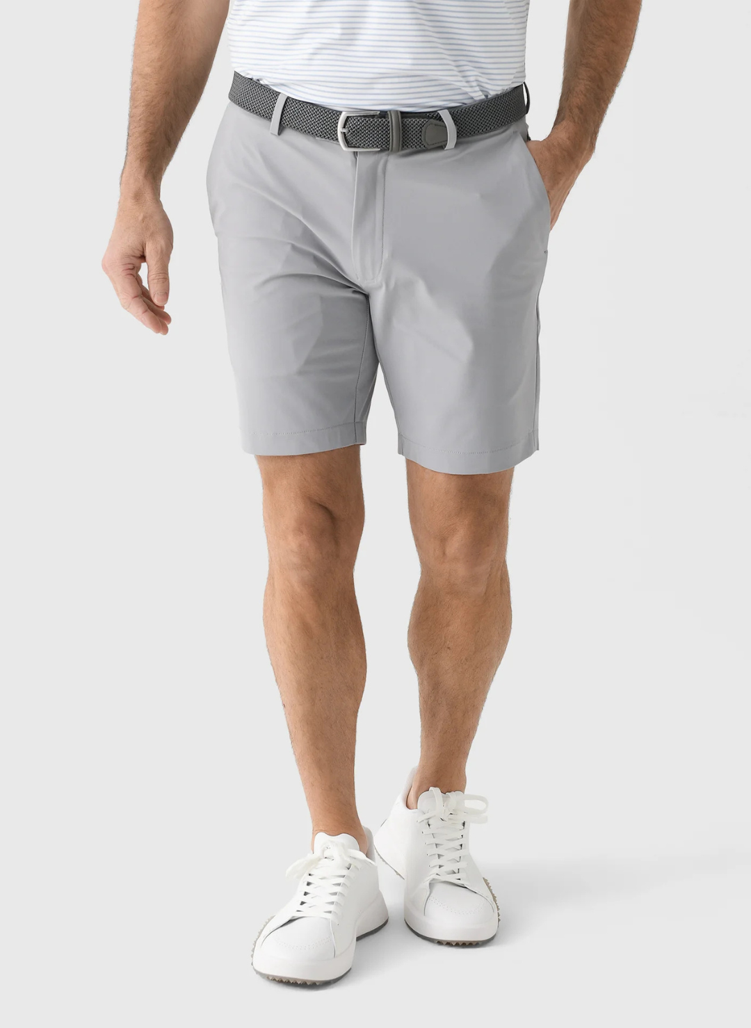 Bingham Performance Short in Gale Grey