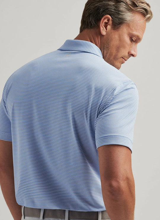 Peter Millar Ballad Performance Jersey Polo In Angelite