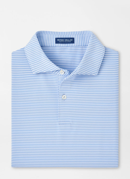 Peter Millar Ballad Performance Jersey Polo In Angelite
