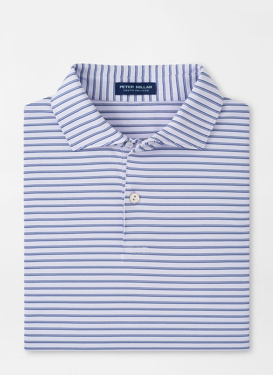 Peter Millar Bridge Performance Jersey Polo In Lavender Moon