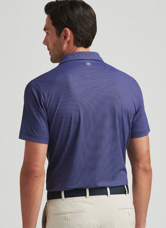 Peter Millar Grovewood Performance Jersey Polo In Navy