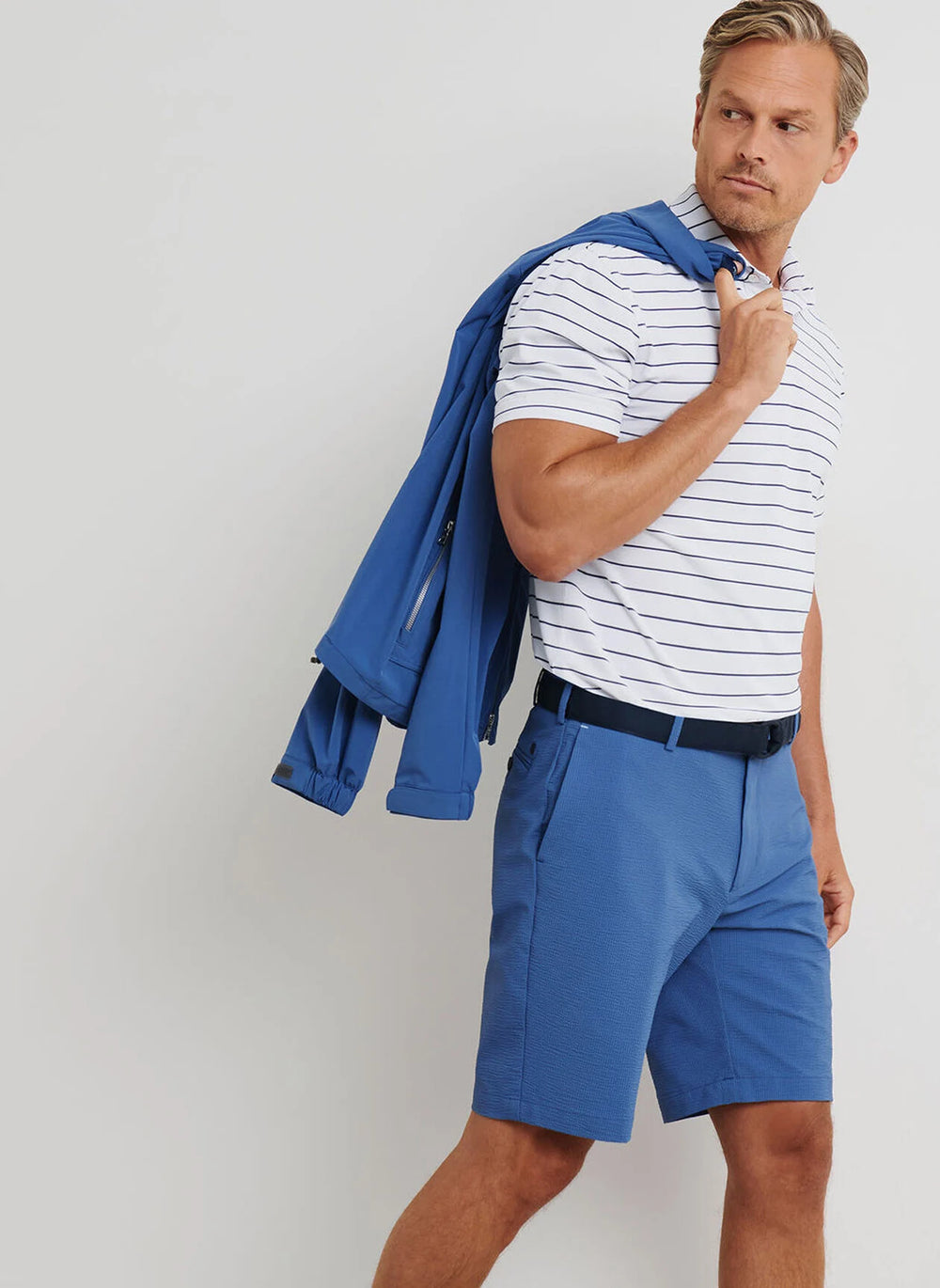 Peter Millar Coda Performance Mesh Polo In White