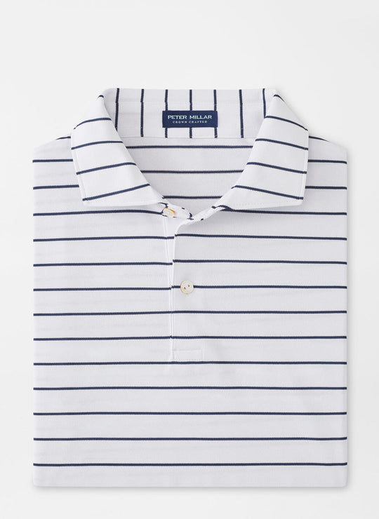Peter Millar Coda Performance Mesh Polo In White