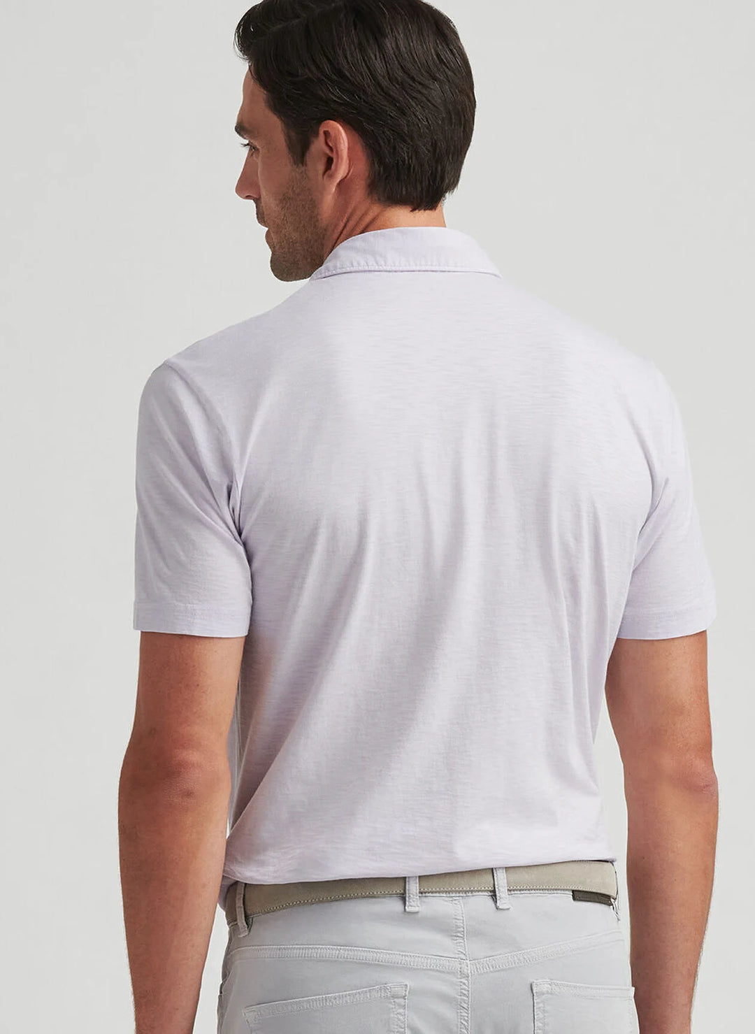 Peter Millar Journeyman Short-Sleeve Polo In Lavender