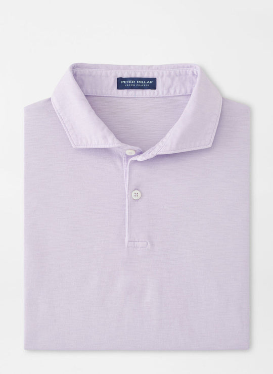 Peter Millar Journeyman Short-Sleeve Polo In Lavender