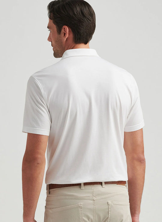 Peter Millar Excursionist Flex Polo In White