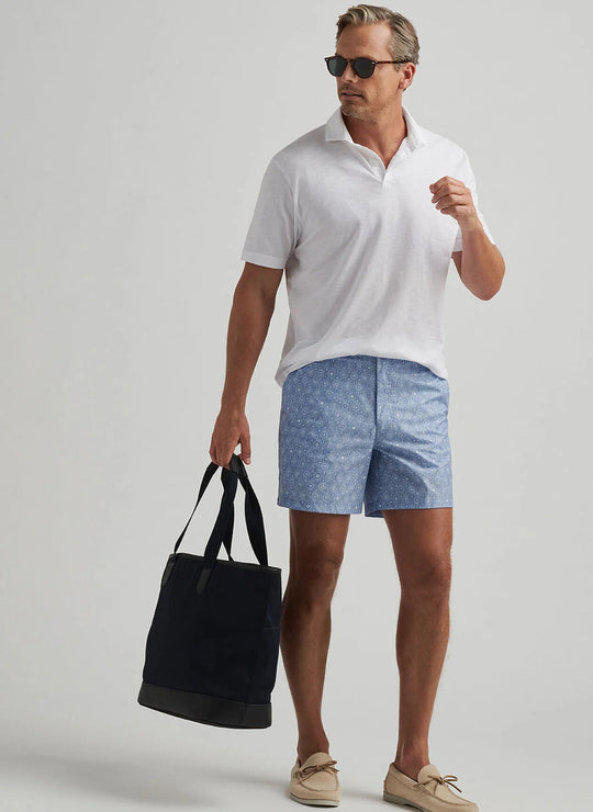 Peter Millar Starboard Swim Trunk In Angelite