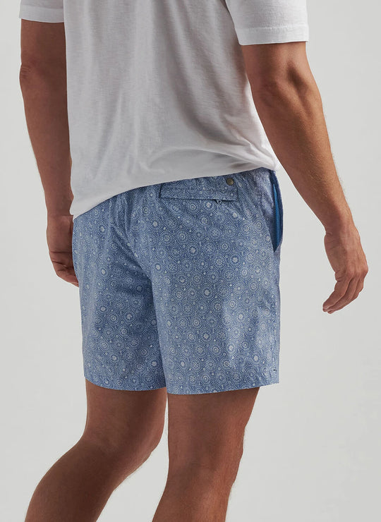 Peter Millar Starboard Swim Trunk In Angelite