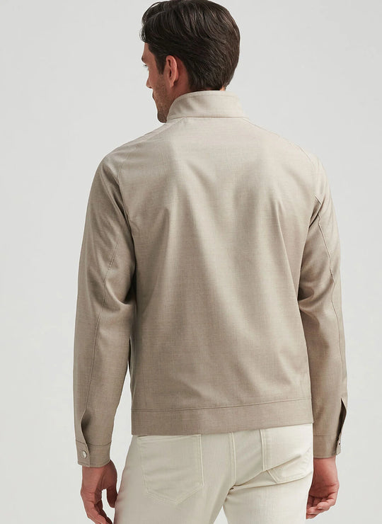 Peter Millar Excursionist Lite Bomber In Dark Sand