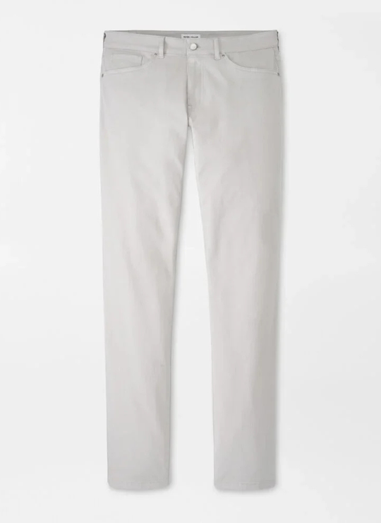 Signature Sateen Five-Pocket Pant In Light Grey