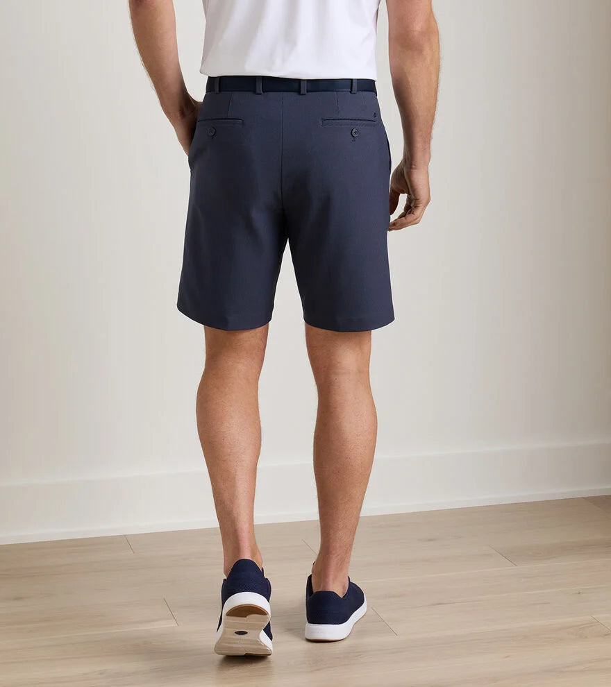 Salem Houndstooth Performance Short In Navy