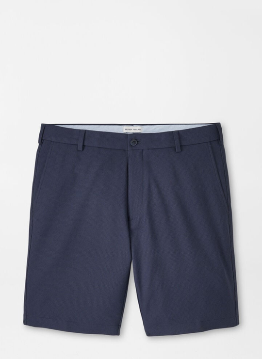 Salem Houndstooth Performance Short In Navy
