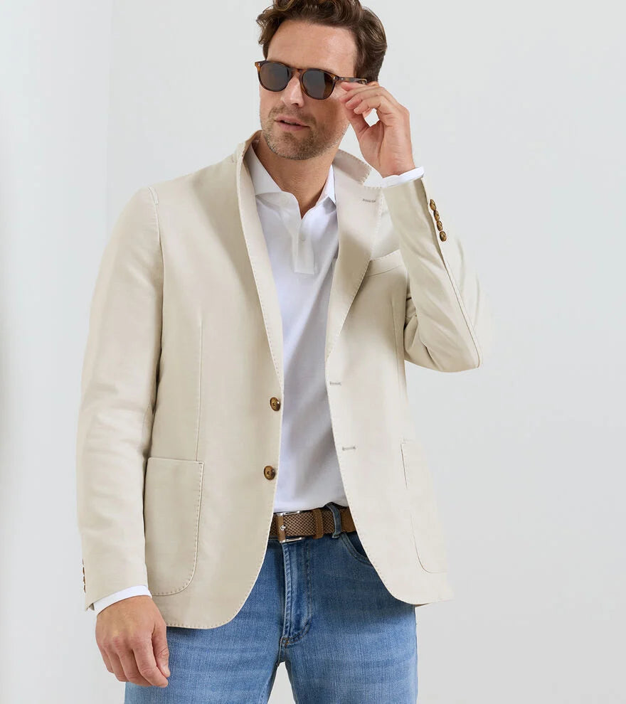 Peter Millar Weekend Soft Jacket In Stone
