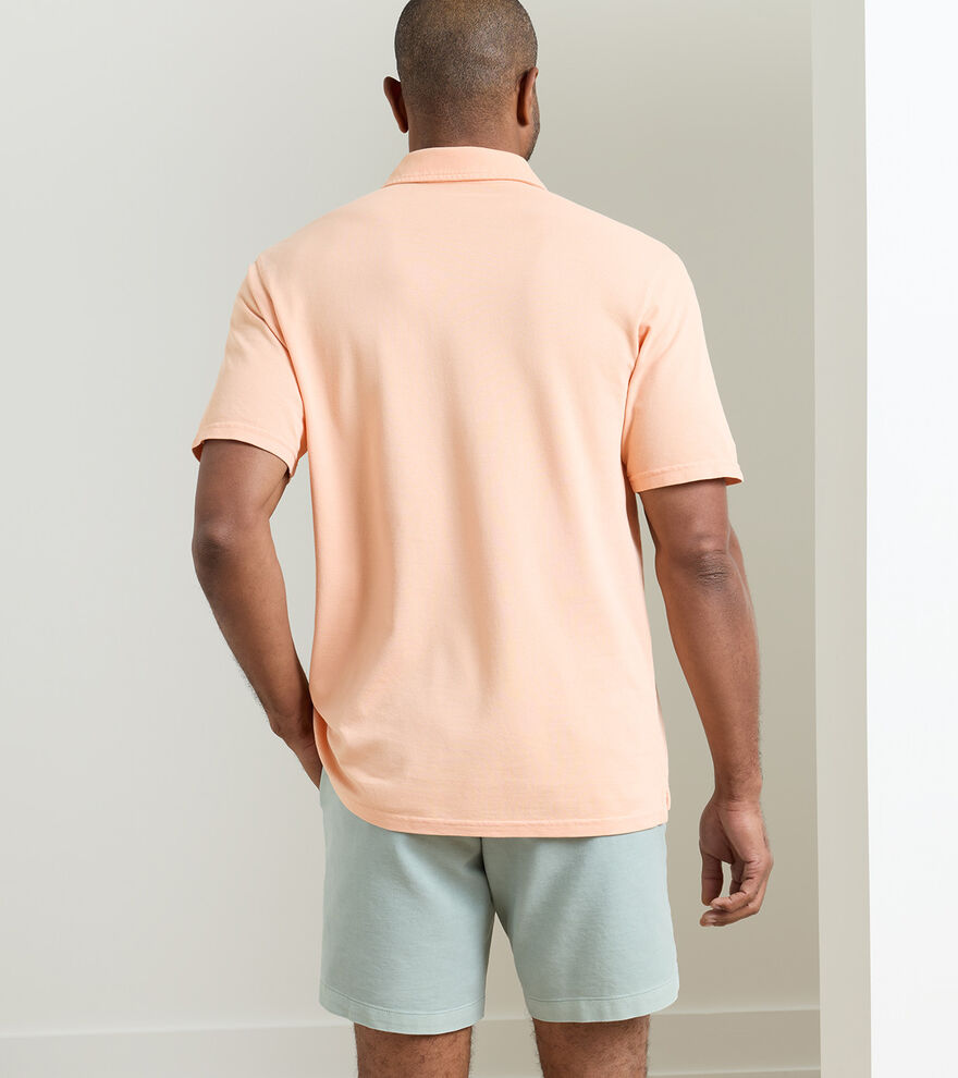 Everyday Piqué Polo In Cosmic Peach