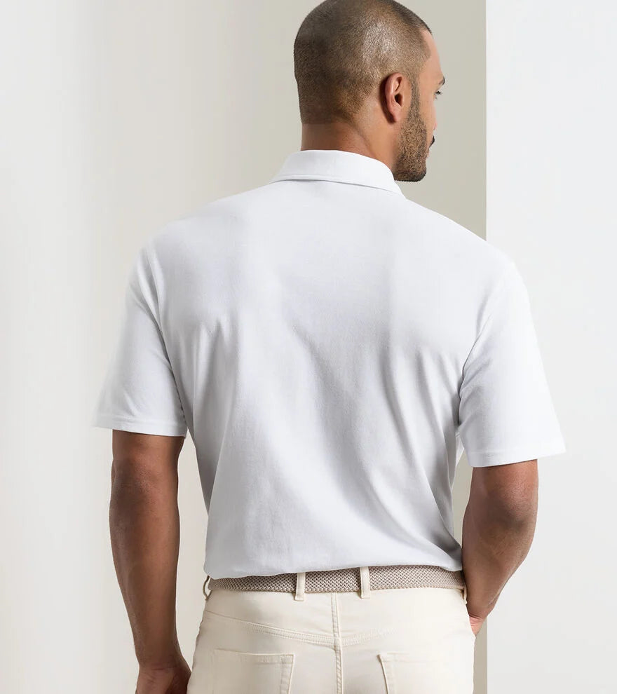Everyday Piqué Polo In White