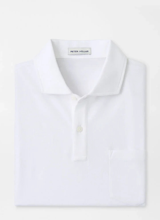 Everyday Piqué Polo In White