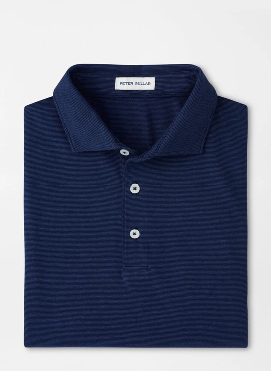 Ryles Crown Flex Cotton Polo In Navy