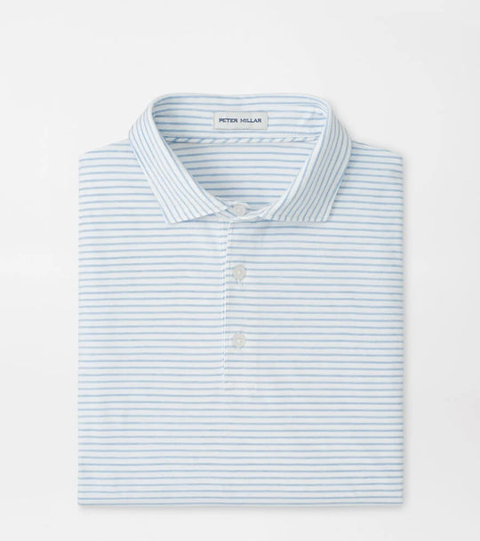 Gilman Crown Flex Cotton Polo In White