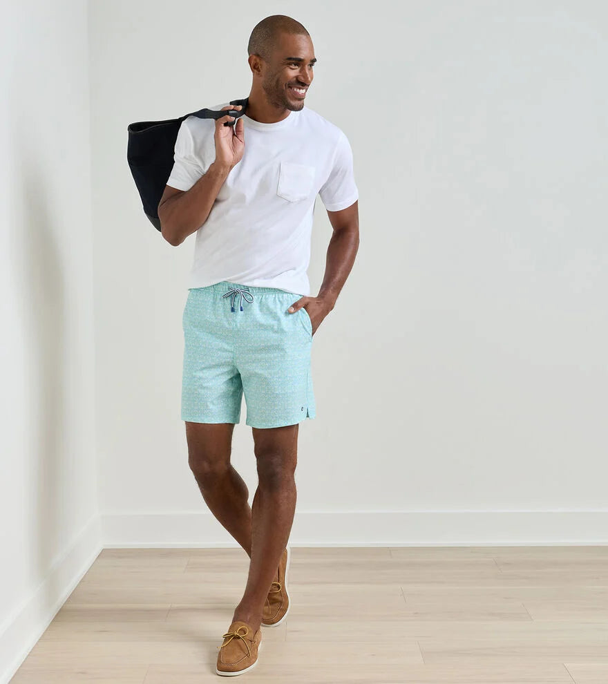 Tide Lines Swim Trunk In Rainforest