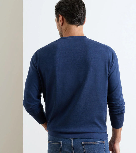 Lake Long Sleeve Sweater In Navy