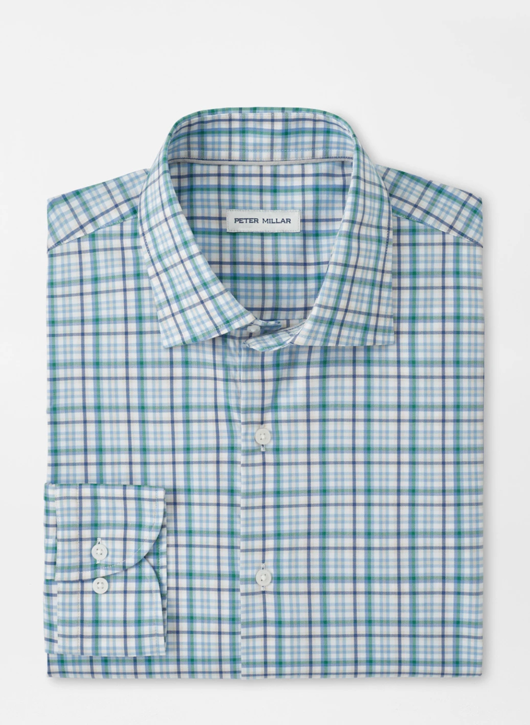 Simon Crown Lite Cotton-Stretch Sport Shirt in Windsor Blue