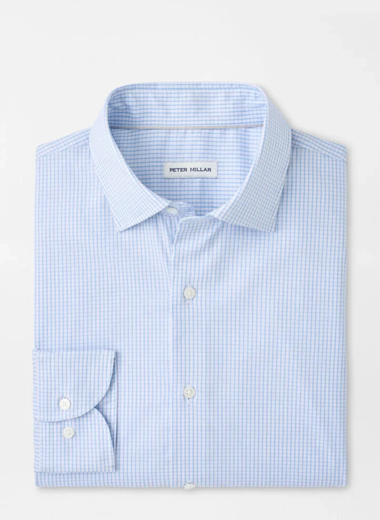 Conway Crown Lite Cotton-Stretch Sport Shirt In Light Violet